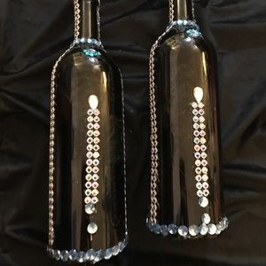 🖤💙 Beautiful Hand Designed Bottles 💙🖤